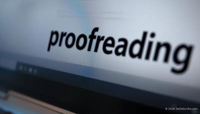 The importance of proofreading